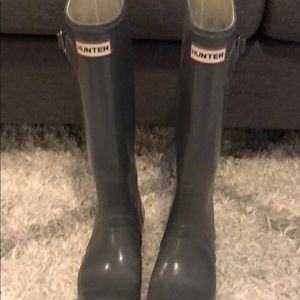 Hunter tall rain boots